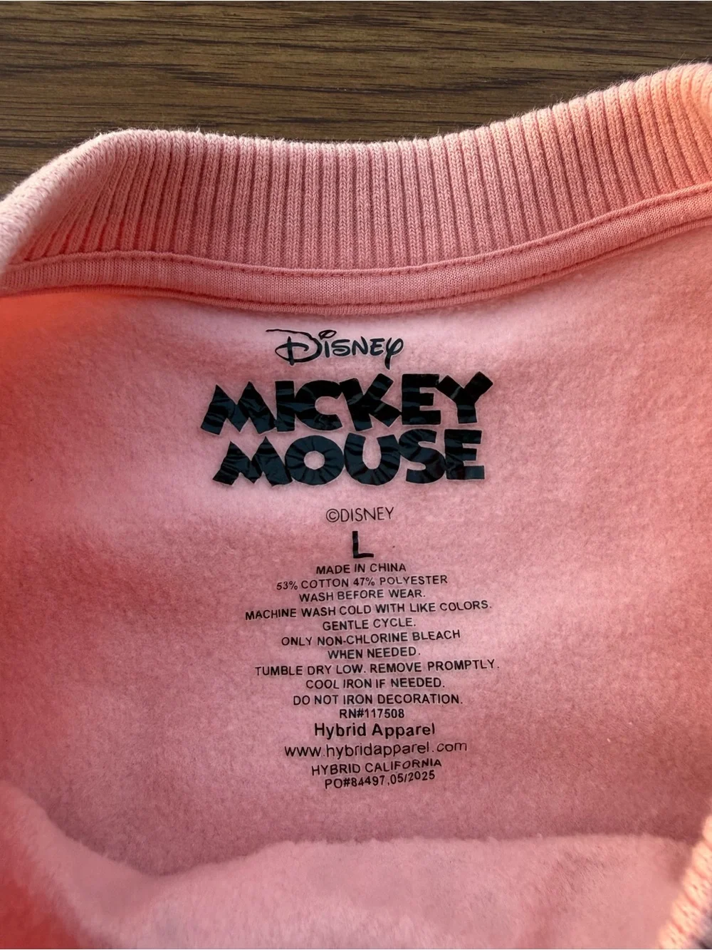 Disney Pink 'Trick or Treat' Kids Halloween Sweatshirt with Mickey & Minnie